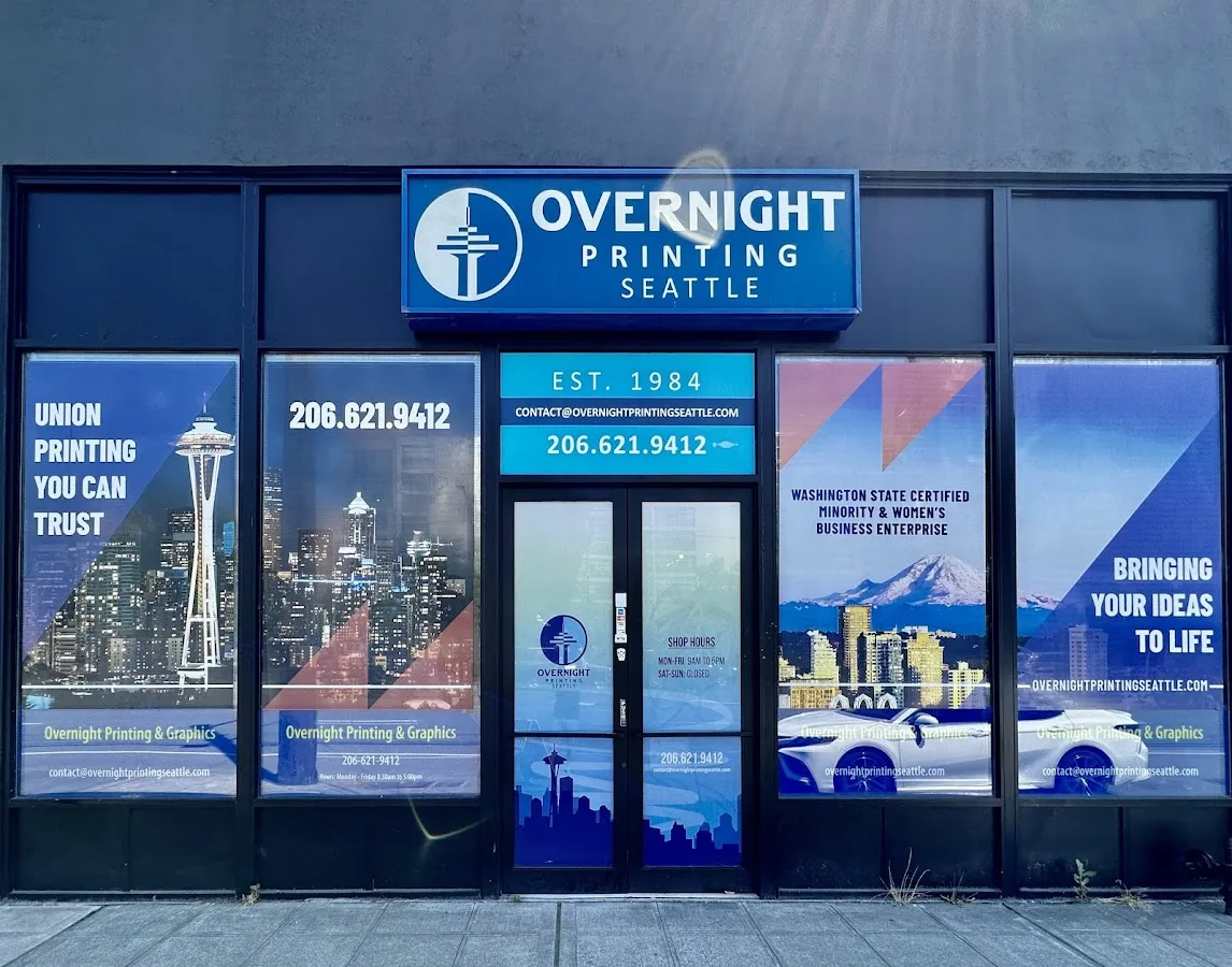 Overnight Printing Seattle studio plate