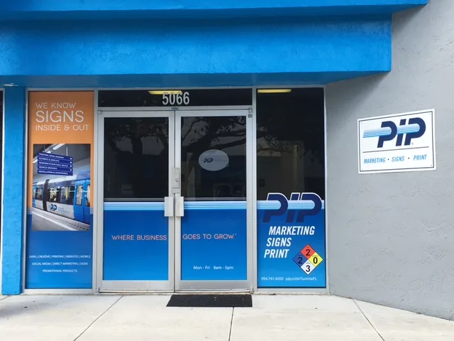 PIP Printing, Signs, Marketing of Fort Lauderdale studio plate