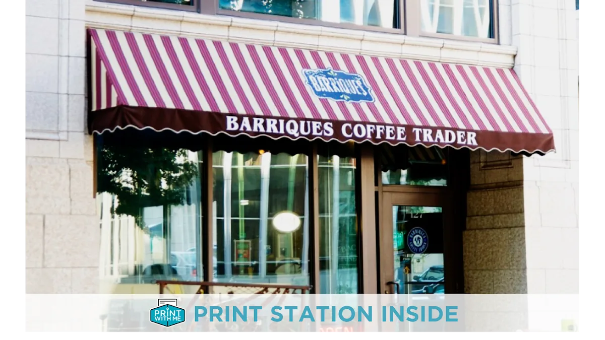 PrintWithMe Print Kiosk at Barriques - West Wash