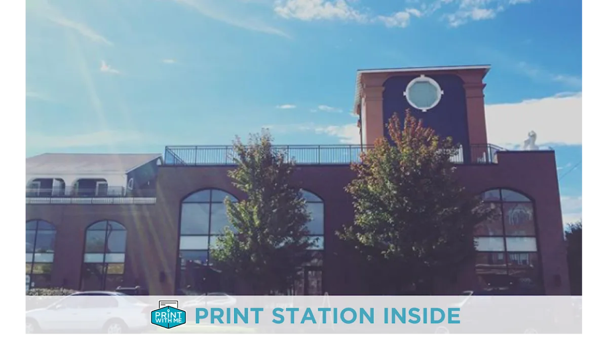 PrintWithMe Print Kiosk at Roots Brew Shop