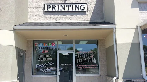 While You Wait Copy and Print Center studio plate